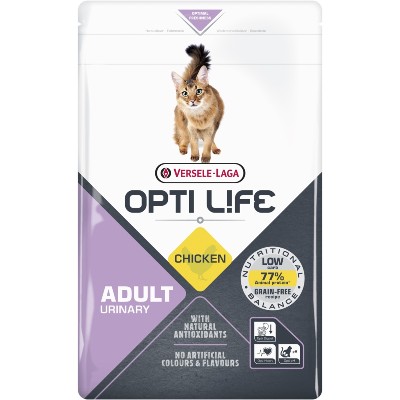 VERSELELAGA Opti Life Cat Adult Urinary Chicken 25 kg karma ze specjalną ochroną dróg moczowych