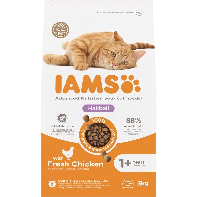 IAMS For Vitality Cat Adult Hairball Chicken kg