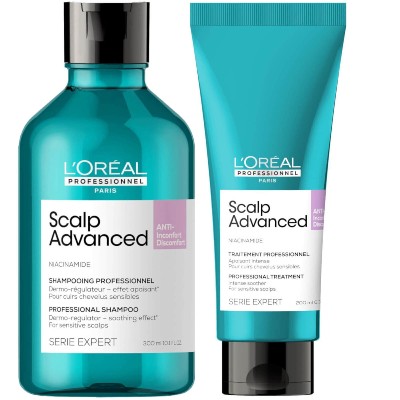 LOréal Professionnel Serié Expert Scalp Advanced AntiDiscomfort Hair Shampoo and Treatment Duo