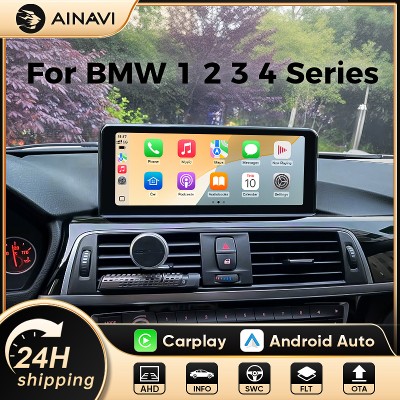 Ainavi Bezprzewodowy Ekran Multimedialny Carplay Android Auto Do BMW Serii F20 F21 F22 F23 F30 F31 F32 F33 F34 F36 System NBT