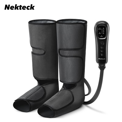 Nekteck Leg Massager Air Compression Calf Wraps Masaż ciśnieniowy dla krążenia krwi relaksu Drenaż limfatyczny