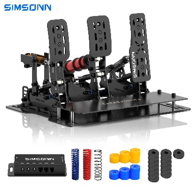 SIMSONN Plus Symulator Wyścigów PC Pedały do Simracingu Obsługa VAM VAM RPO Silnik Wibracyjny Akcesoria do Gier Kierowniczych