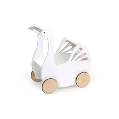 Wózek dla lalek akcesoriami Łabędź