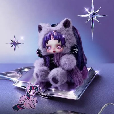 POP MART SKULLPANDA My Little Pony Seria Blind Box Zabawki Niespodzianki Mystery Box Figurka Akcji Uroczy Model Urodzinowy