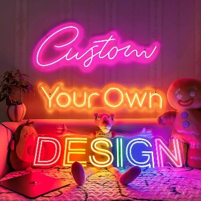 Personalizowany neonowy szyld akrylu lampka nocna LED dekoracja na urodziny dla rodziny do baru na ścianę dekoracja ślubna LED prezenty
