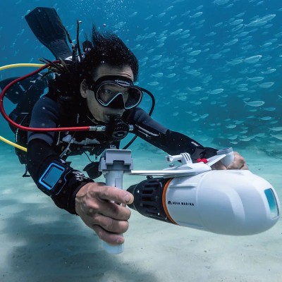 AQUA MARINA BLUEDRIVE Pro POWER FIN silnik elektryczny do SUP deski do wiosłowania stojącym kajak silnik do snorkelingupływania akwalungiem