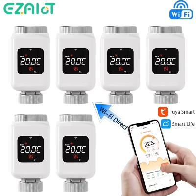 Tuya Smart WiFi termostatyczny zawór grzejnikowy TRV programowalna aplikacja zdalny regulator temperatury grzejnik Alexa Google Home