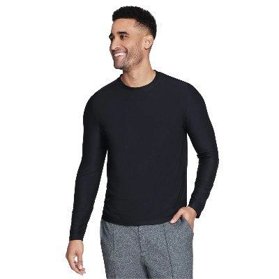 Skechers GoDri All Day Long Sleeve LT115BBLK Męskie longsleevy poliester