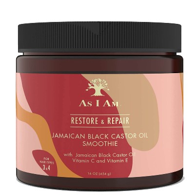 As Am Jamaican Black Castor Oil Smoothie odżywczy preparat do włosów jamajskim czarnym olejkiem rycynowym