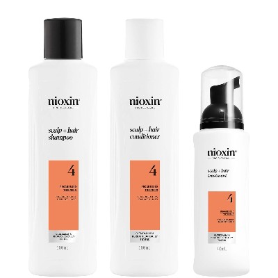 NIOXIN Scalp and Hair Thickening System for Coloured Dry and Damaged Hair with Progressed Thinning Trial Kit
