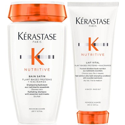 Kérastase Nutritive Nourish and Hydrate Shampoo and Conditioner Duo for FineMedium Dry Hair