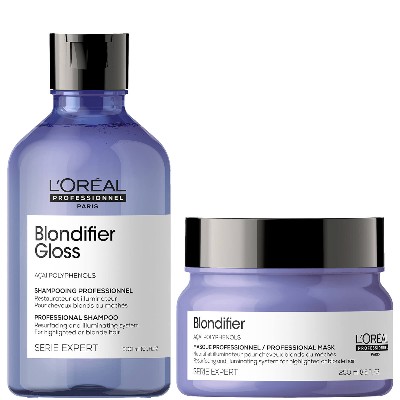 LOréal Professionnel Serie Expert Blondifier Gloss Shampoo and Masque Duo szampon maska do włosów blond