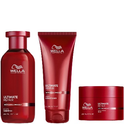 Wella Professionals Care Ultimate Repair Shampoo Conditioner and Mask Bundle