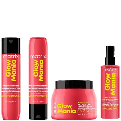 Glow Mania Colour Protecting Set including Shampoo Conditioner LeaveIn Conditioner and Mask