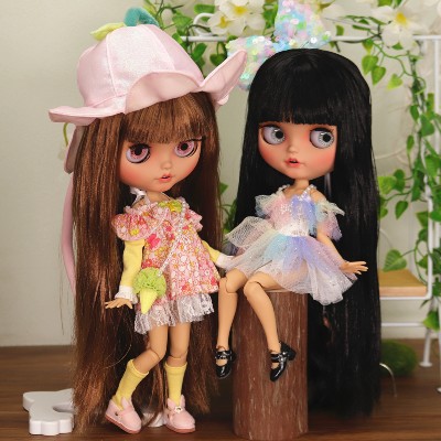 ICY DBS Blyth Doll Pouting Mouth Tan Skin Matte Face Joint Body 16 BJD OOAK Ob24 Anime Girl