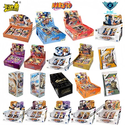Oryginalne karty Naruto KAYOU T2W9 T2W8 Booster Box Anime TCG Rzadkie SE BP CR MR Kolekcja Ninja World Fight Chapter Zabawka dla dzieci Prezent