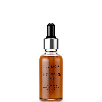 TanLuxe The Face AntiAge Rejuvenating SelfTan Drops przeciwstarzeniowy samoopalacz do twarzy kroplach 30 ml MediumDark