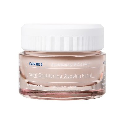 KORRES Apothecary Wild Rose Rozjaśniający kremmaska na noc Kremy na noc 40 ml