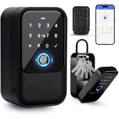 TTlock Smartkey Lock Box Home Key Wireless Smartlock Box Electronic Key Box App Digital Code Bluetooth Key Safe Padlock for Host