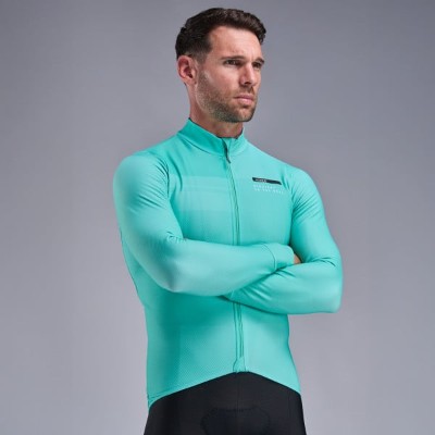 Koszulka długim rękawem EKOI Perf SHADES Aqua