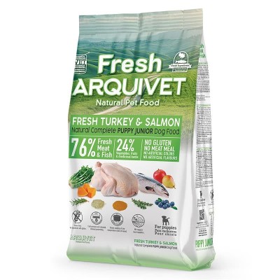 ARQUIVET Fresh Puppy Junior Półwilgotna karma dla szczeniąt Indyk łosoś 25 kg