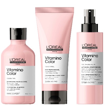 LOréal Professionnel Vitamino Color at Home Experts for Coloured Hair Bundle