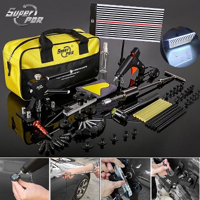 Super PDR Car Body Paintless Dent Repair Tool Auto Hail Dent Removal Kits Profesjonalne narzędzia do wyciągania wgnieceń
