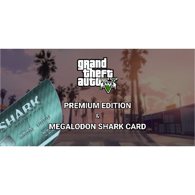 Grand Theft Auto Premium Megalodon Shark Card Bundle Xbox