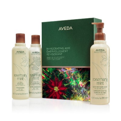 Aveda Invigorating Awe Rosemary Mint Hair BodyEssentials Gift Set Zestawy do pielęgnacji włosów ct