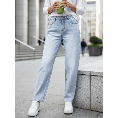 Jeansy damskie baggy fit luźny fason Dstreet UY2925