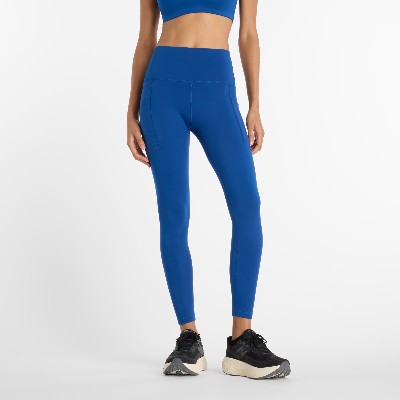Legginsy damskie do biegania New Balance Sleek WP51268GAB