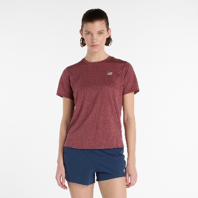 Koszulka damska New Balance WT41253WUR bordowa