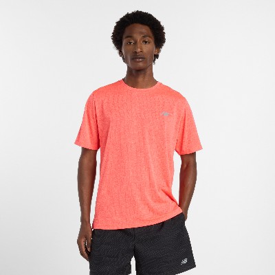 Koszulka męska New Balance MT41253URR pomarańczowa