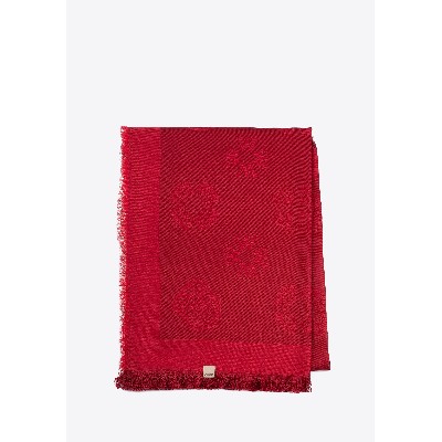 Damska chusta bambusem tkana monogram