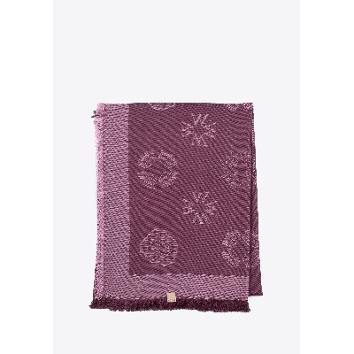 Chusta damska bambusem tkany monogram