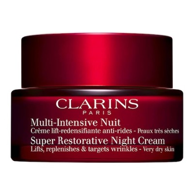 Clarins Super Restorative Krem Na Noc Do Skóry Bardzo Suchej Multi Intensif Nuit Pts 50 ml Dla Kobiet