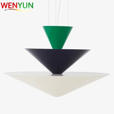 Lampa wisząca WENYUN do jadalni baru sypialni personalizowana wielowarstwowa okrągła dekoracja domu