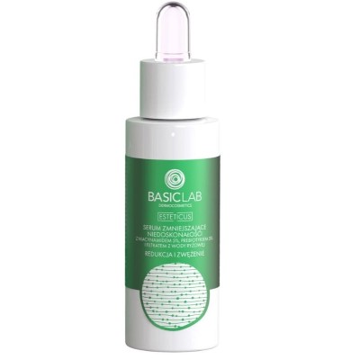 BasicLab Serum Zmniejszające Niedoskonałości Niacynamidem Redukcja Zwężenie Serum nawilżające 30 ml