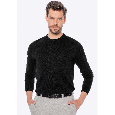 Sweter męski bawełny domieszką kaszmiru