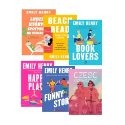 Pakiet Cześć dziewczyny Funny story Happy Place Book Lovers Beach Read Ludzie których spotykamy na wakacjach