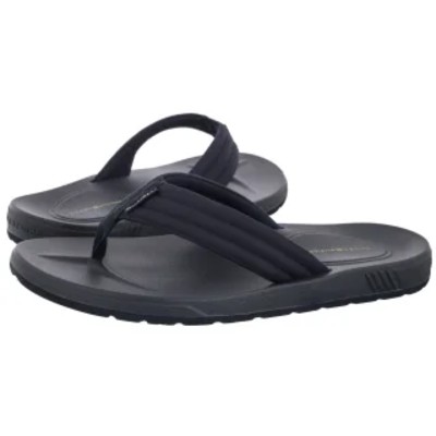 Japonki Molded Hilfiger Lth Beach Sandal Desert Sky FM0FM05802 DW5 TH1481a Tommy Hilfiger