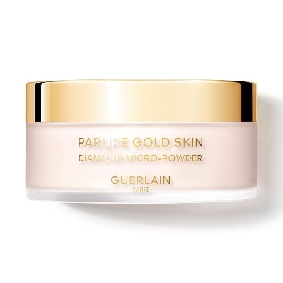 Guerlain PARURE GOLD SKIN DIAMOND MICROPOWDERMICROPERFECTION LOOSE POWDER JASNOŚĆ PROMIENNOŚĆ Efekt odmłodzenia Pudry 35 BEIGE