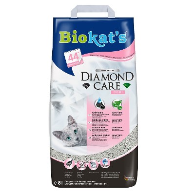 BIOKATS Diamond Care Fresh żwirek bentonitowy zapachu pudru