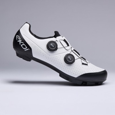 Buty MTB EKOI Perf XC R4 Białoczarne