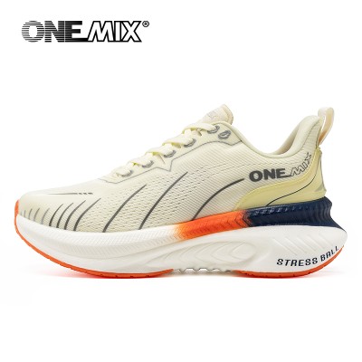 ONEMIX buty do biegania po drogach dla mężczyzn Poduszka powietrzna Buty sportowe na świeżym powietrzu Męskie buty sportowe Letnie buty do joggingu Obuwie damskie