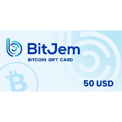 BitJem Bitcoin Gift Card 50 USD