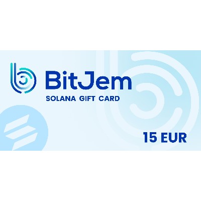 BitJem SOL Gift Card 25 EUR