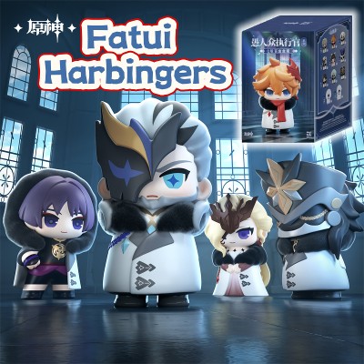 Nowa Figurka Niespodzianka Genshin Impact Fatui Harbinger MiHoYo Model Dekoracyjny na Biurko Pudełko Niespodzianka Prezent Urodzinowy Prezent Świąteczny