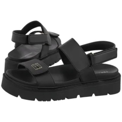 Sandały Velcro Sandal Black T3A2342840326999 TH1470a Tommy Hilfiger