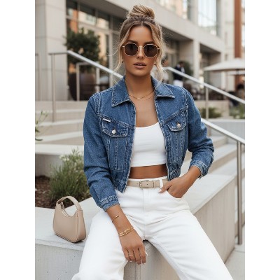 Kurtka damska jeansowa BLIRNA Dstreet TY4167